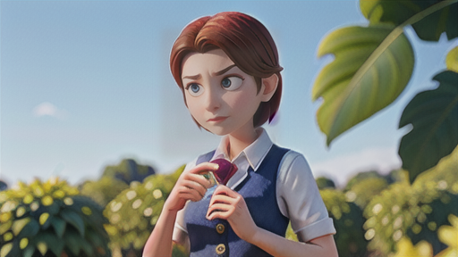 日差しから実を守る