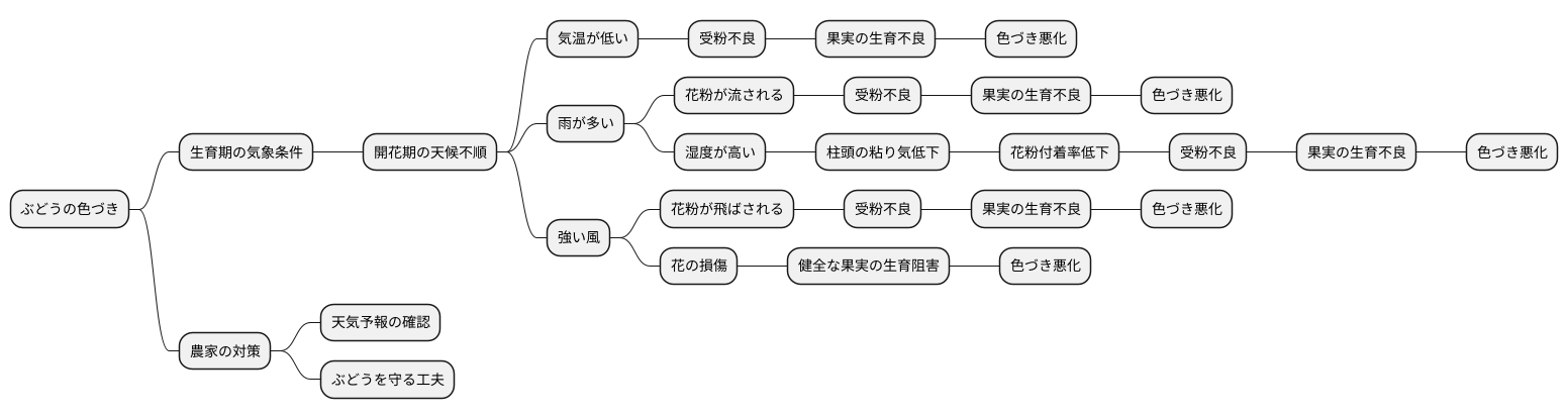 気象条件の影響
