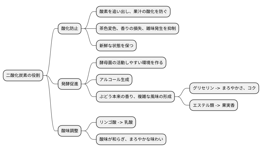 二酸化炭素の役割